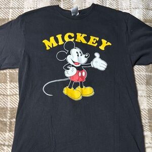 Vintage Mickey Mouse Black T-Shirt